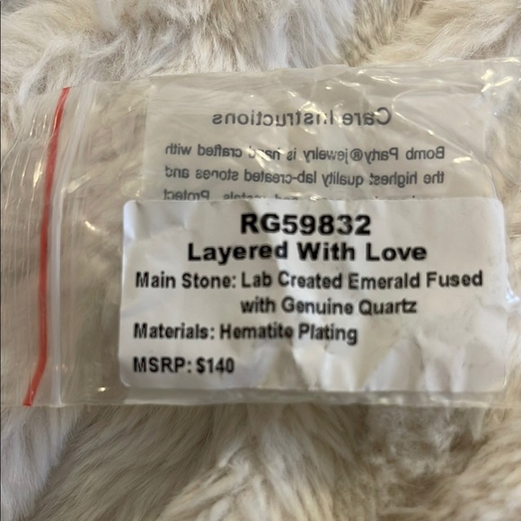 Bomb Party May 2025 Lab Created Emerald Fused with Genuine Quartz - Hematite - 6 - Picture 2 of 4